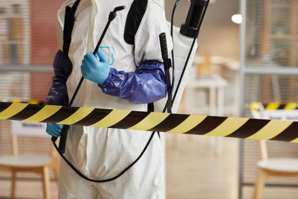 Professional Hoarding Cleanup technician working in Elizabeth, NJ